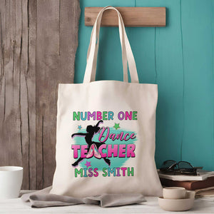 Number One Ballet Dance Teacher Tote Bag