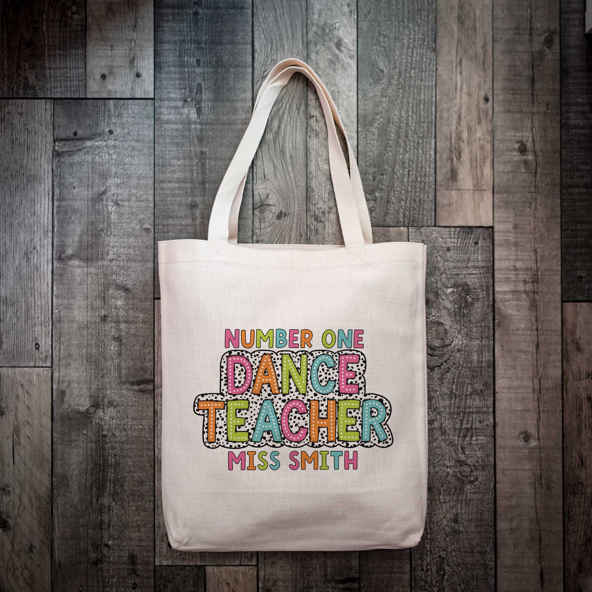 Number One Dance Teacher Tote Bag