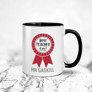 Best Teacher Ever Personalised Teacher Mug