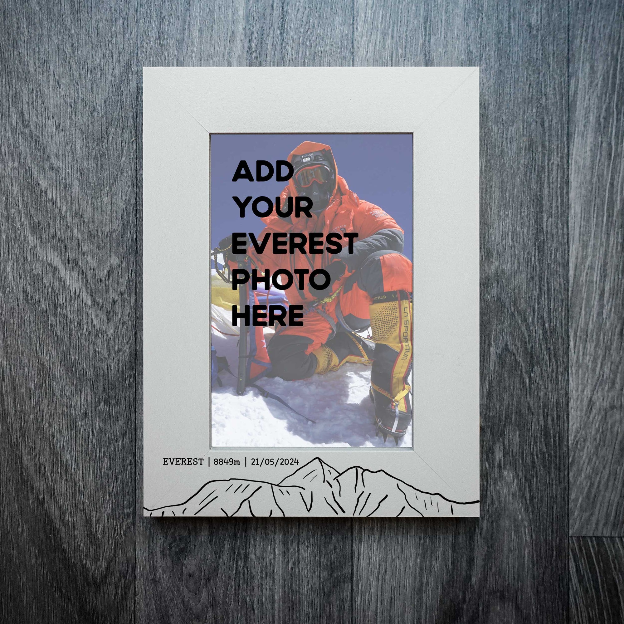 Personalised Everest/Everest Base Camp Laser Engraved Frame | Summit Frame