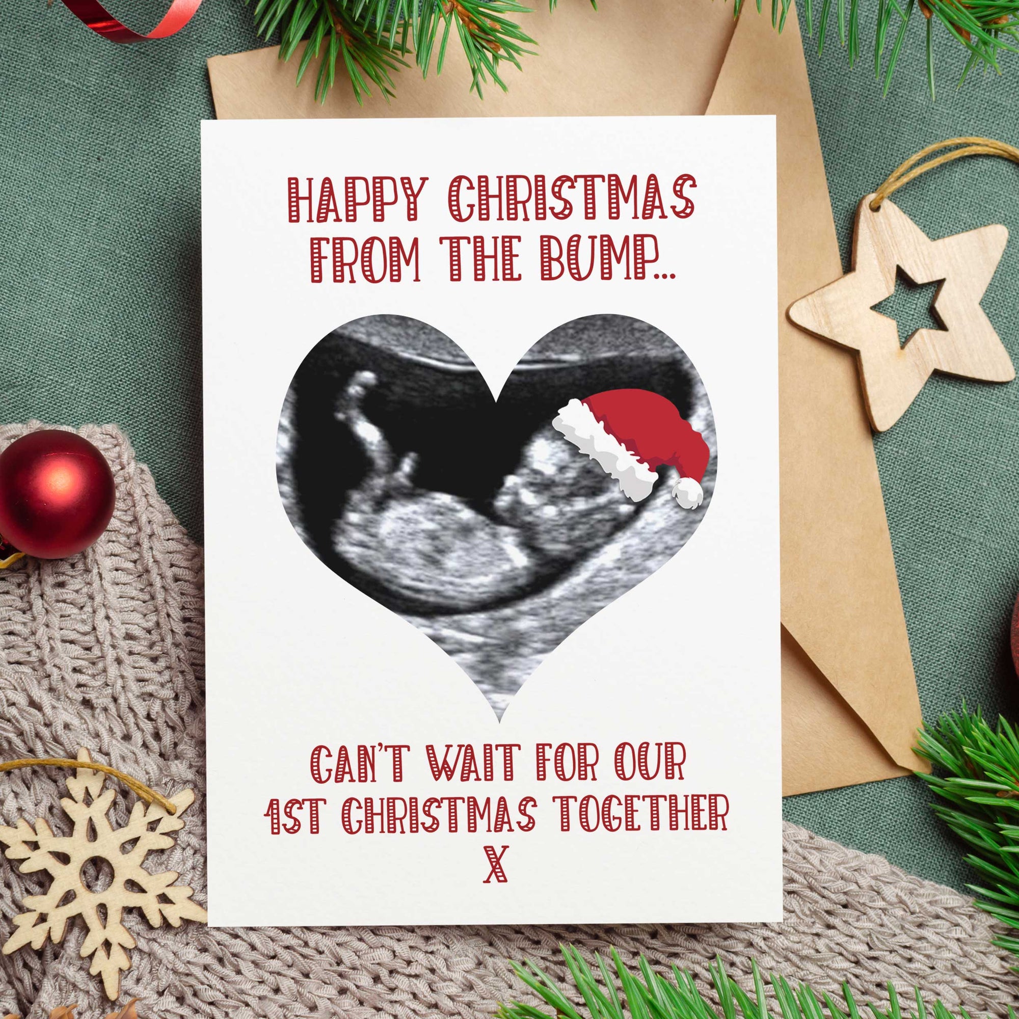 Happy Christmas From Bump Christmas Card