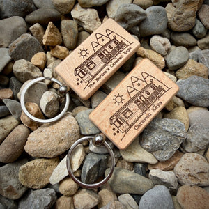 Personalised Static Caravan Key Ring – Mobile Home Key Ring