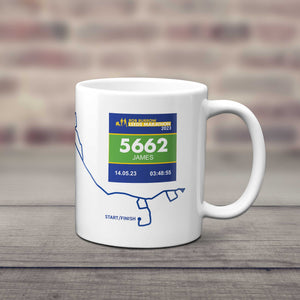 Personalised Leeds Marathon Mug 2023