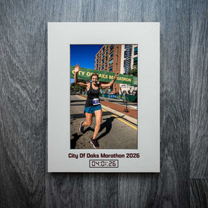 Personalised Laser Engraved Digital Race Timer Frame | Any Event