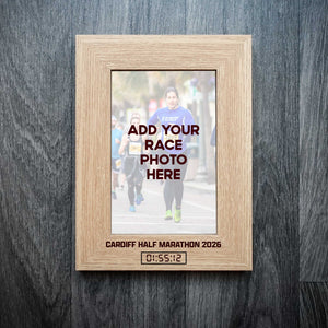 Personalised Laser Engraved Digital Race Timer Frame | Any Event