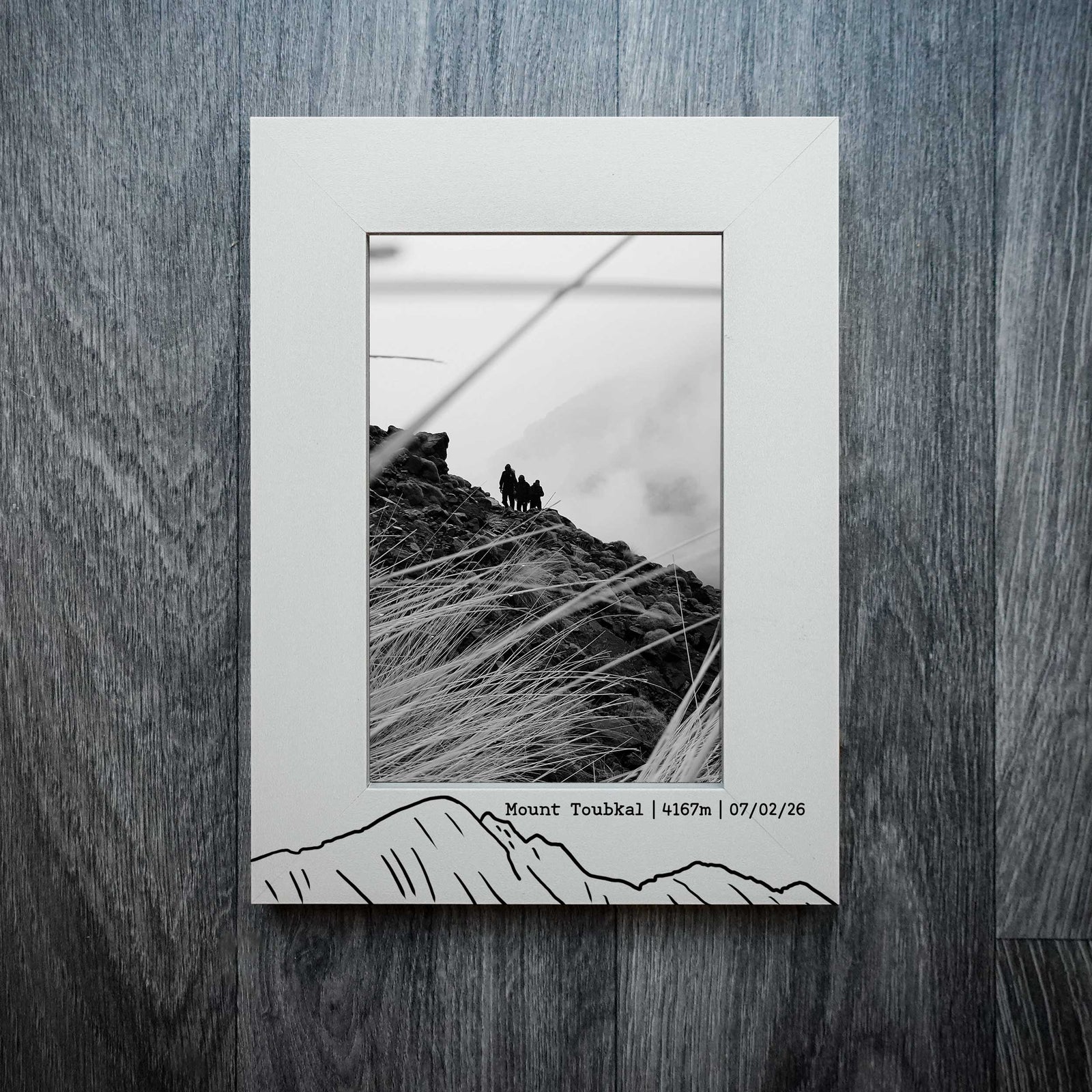 Personalised Mount Troubal  Laser Engraved Frame | Summit Frame