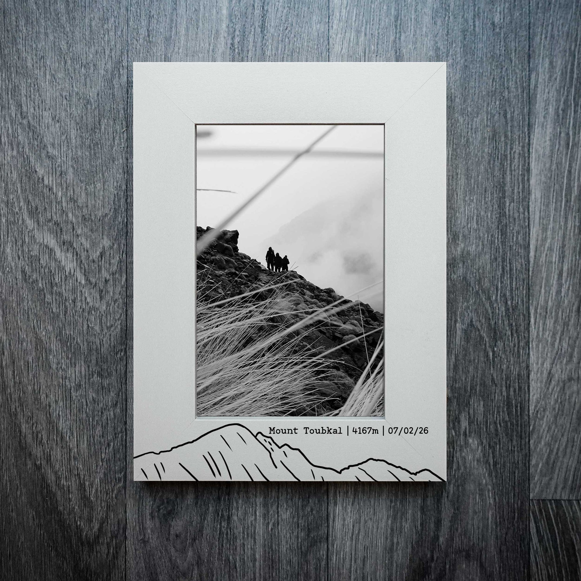 Personalised Mount Troubal  Laser Engraved Frame | Summit Frame