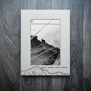 Personalised Mount Troubal  Laser Engraved Frame | Summit Frame