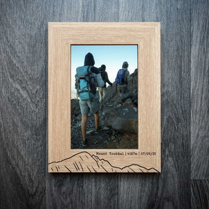 Personalised Mount Troubal  Laser Engraved Frame | Summit Frame