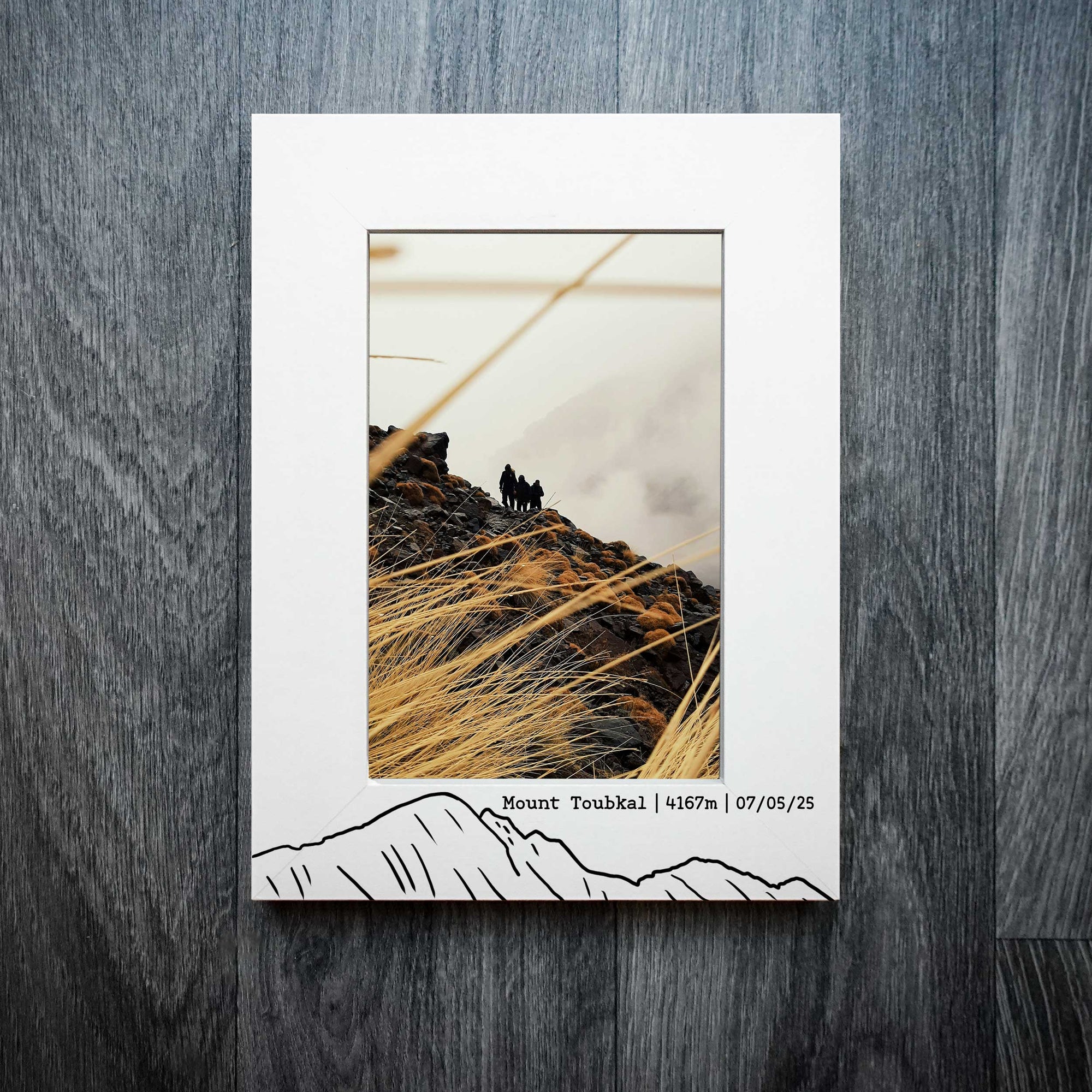 Personalised Mount Troubal  Laser Engraved Frame | Summit Frame