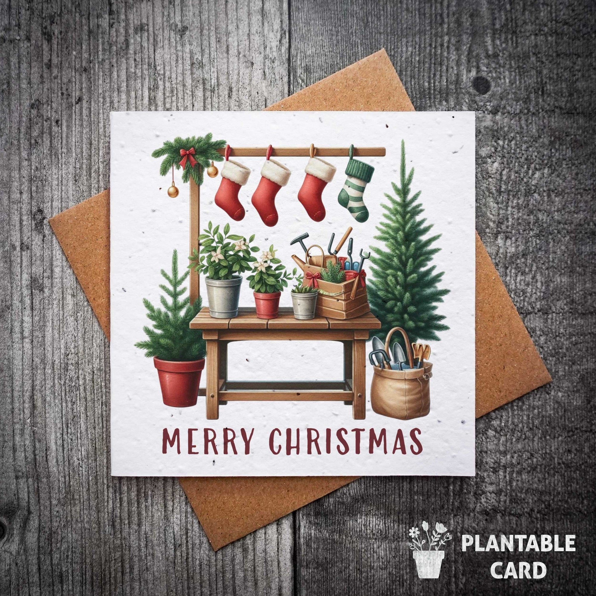 The Potting Bench Plantable Christmas Card