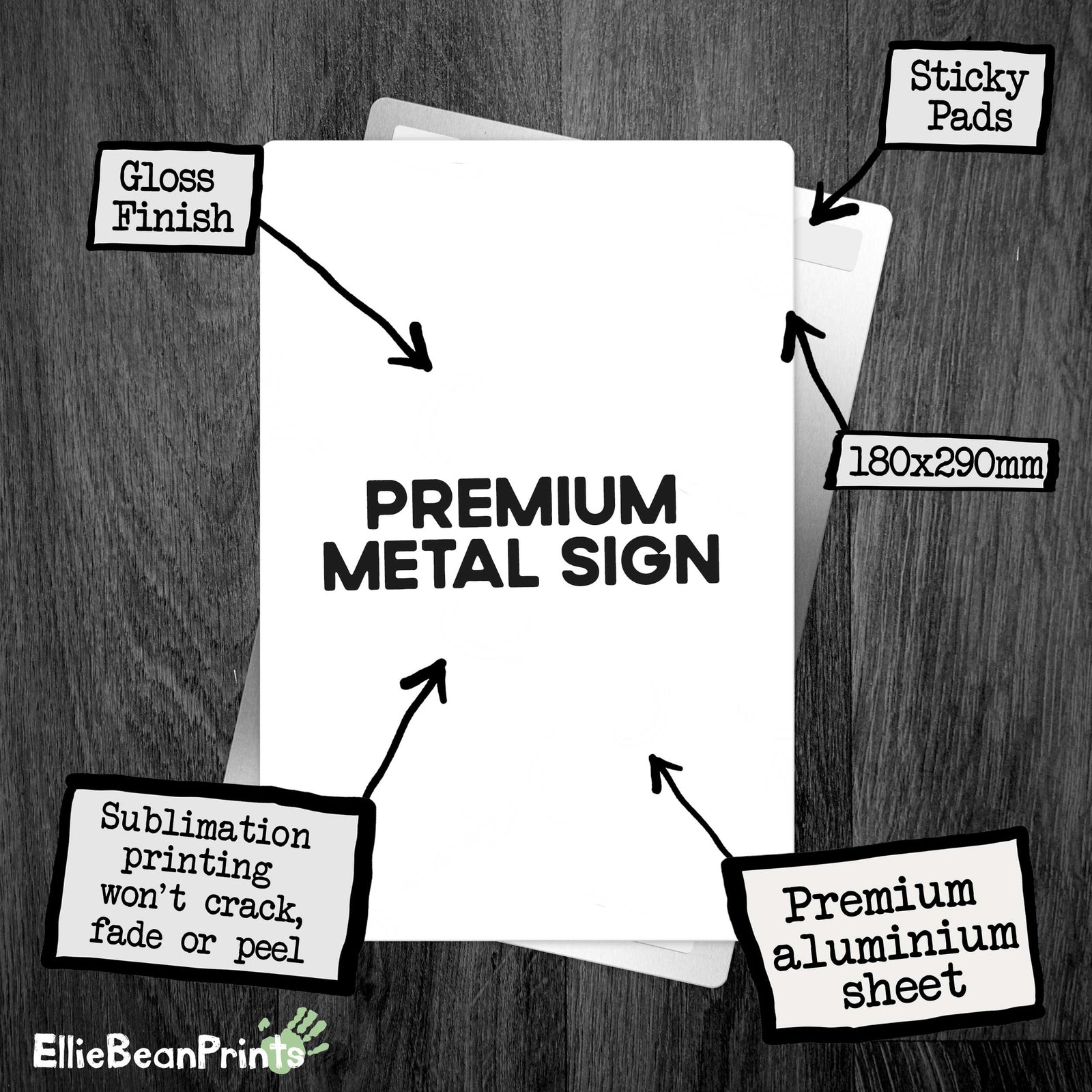 Personalised Future Cycling World Champion Birth Details Metal Sign