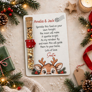Magic Reindeer Food and Personalised Postcard
