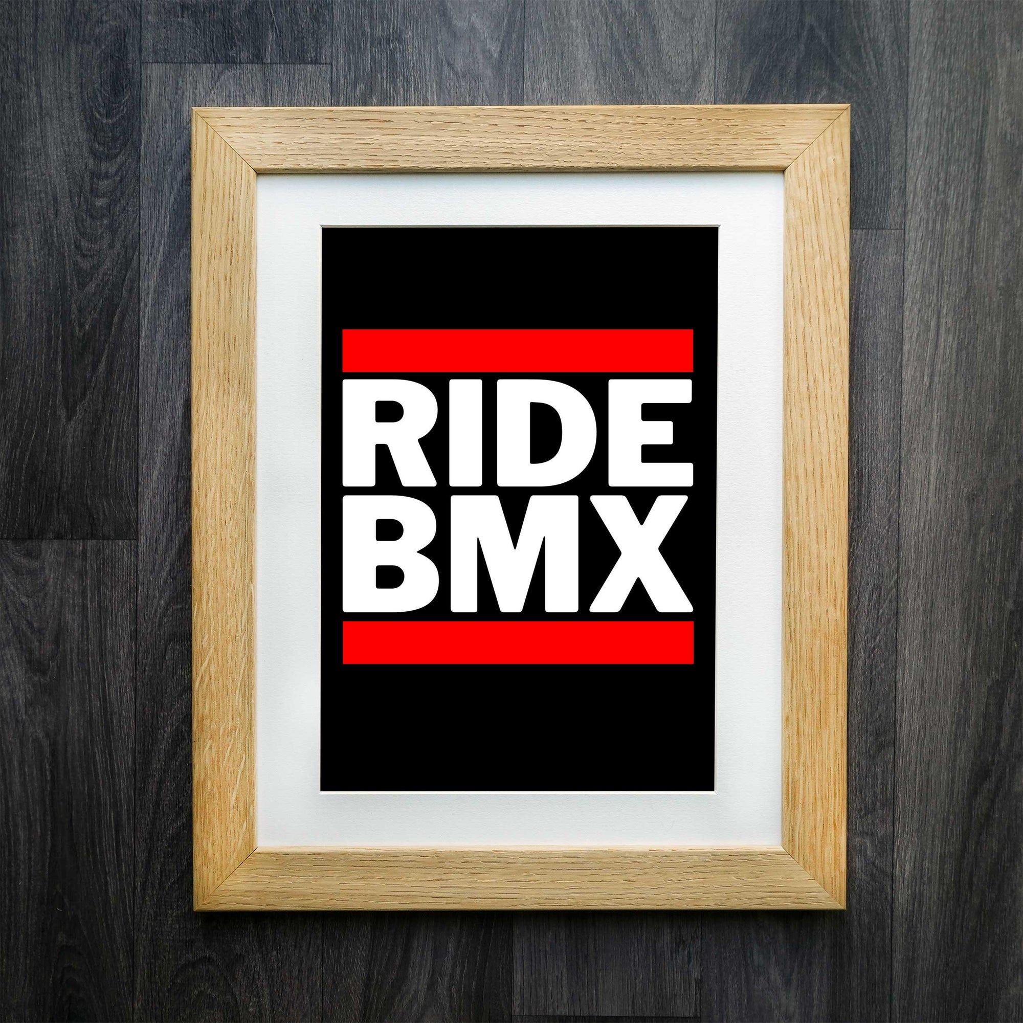 Iconic RUN DMC-Inspired BMX Print