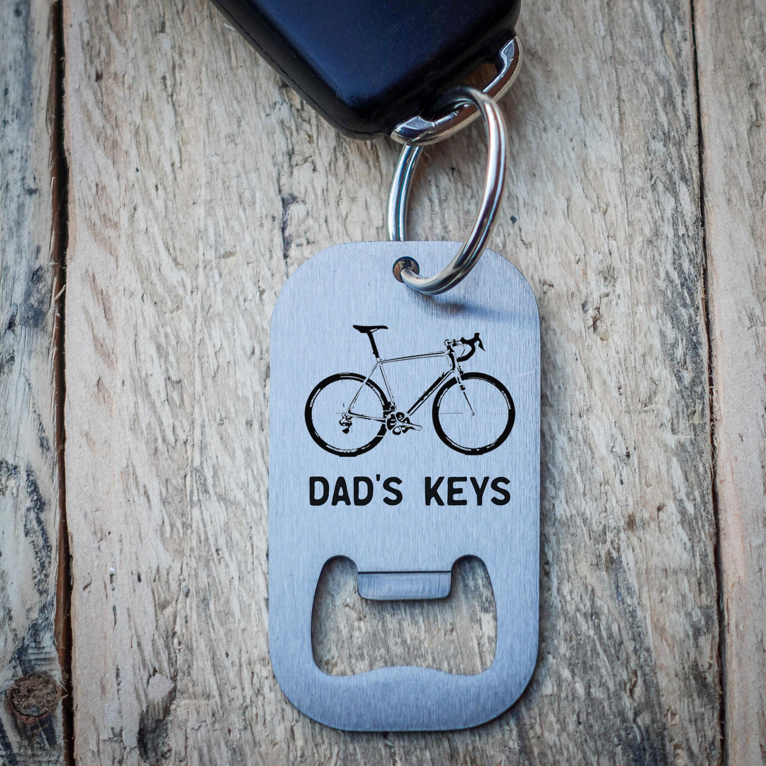 Bicycle keychain bottle opener shop