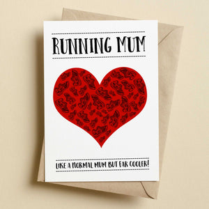 Running Mum Running Card