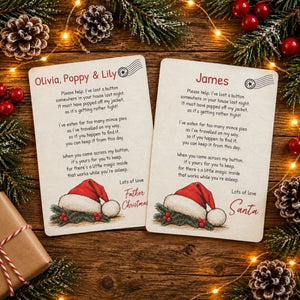 Santa's Lost Button and Personalised Postcard