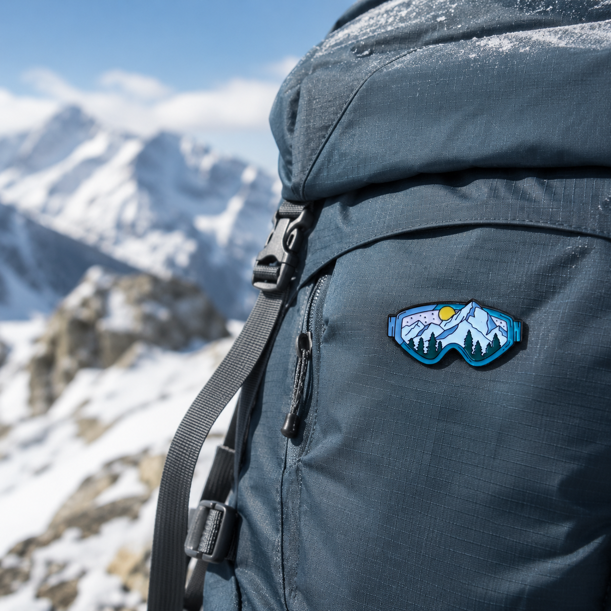 Life Is Better On The Slopes Ski/Snowboard Pin Badge&nbsp;