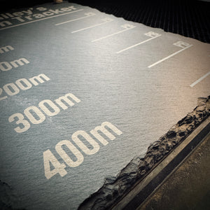 Personalised Sprint Tracker PB Chalkboard