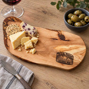 The Lake District National Park Olive Wood Chopping Board & Grazing Platter