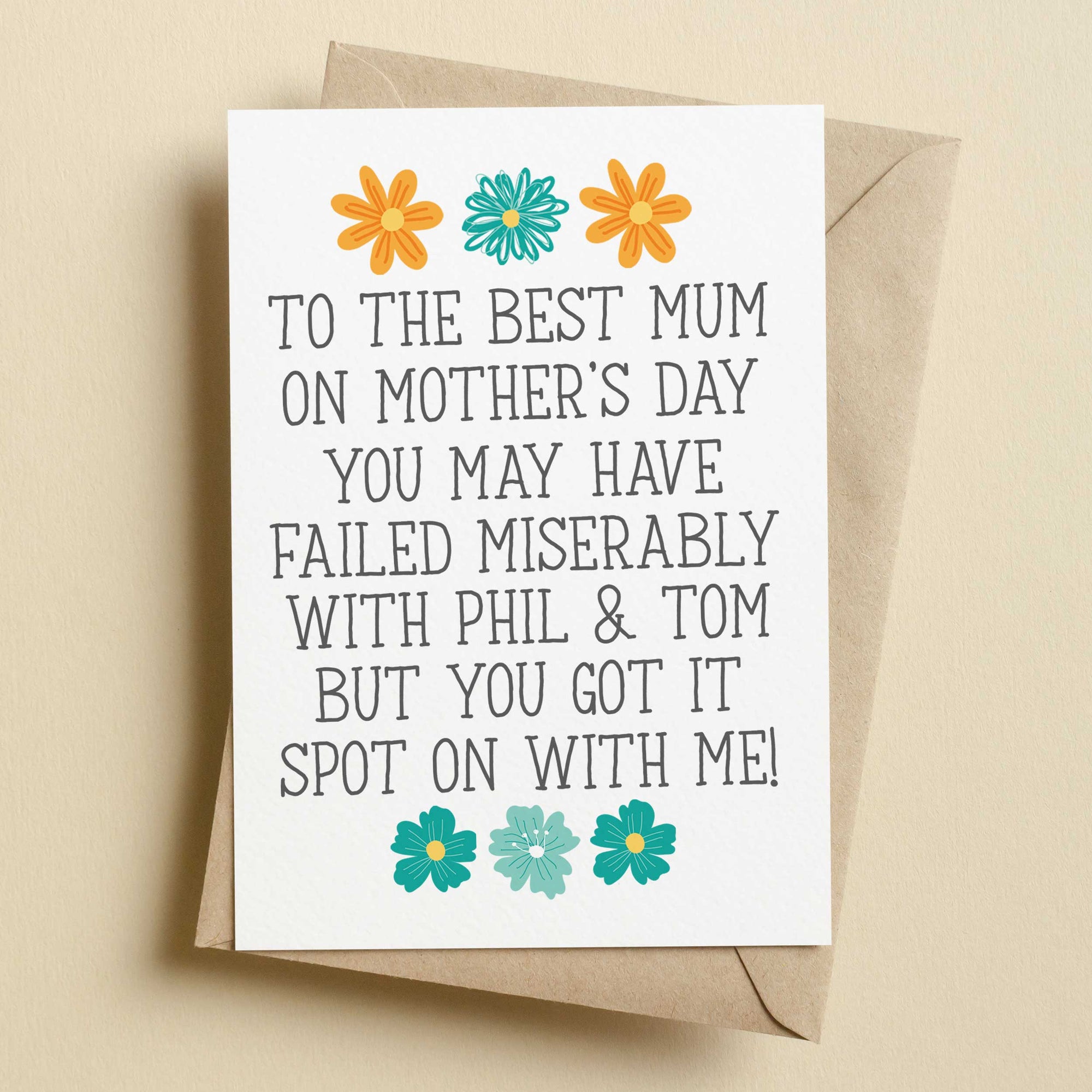 failed naked mum You Failed Miserably With My Sibling Mother's Day Card - EllieBeanPrints