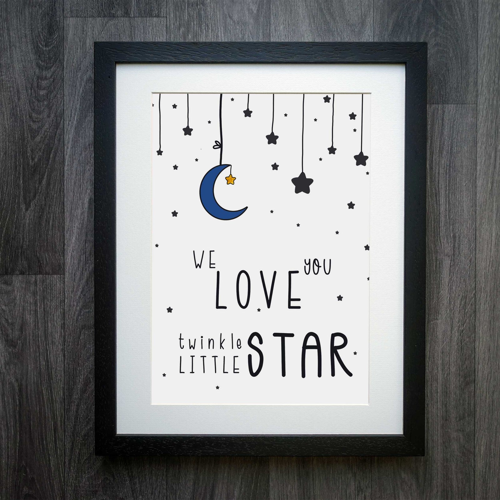 Twinkle Little Star Nursery Print