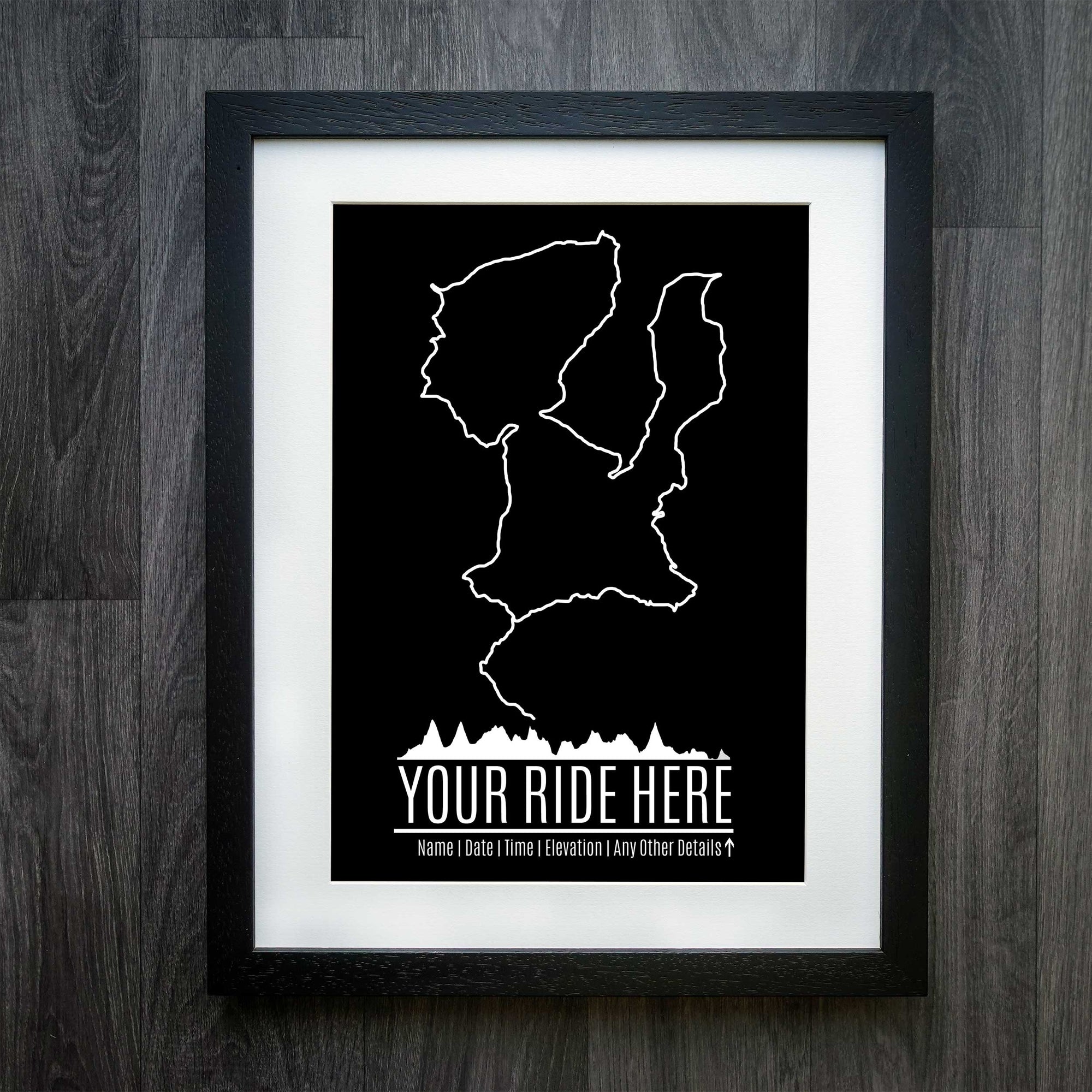 Upload Your Ride - Custom GPS and Strava Route Art Prints