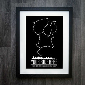 Upload Your Ride - Custom GPS and Strava Route Art Prints