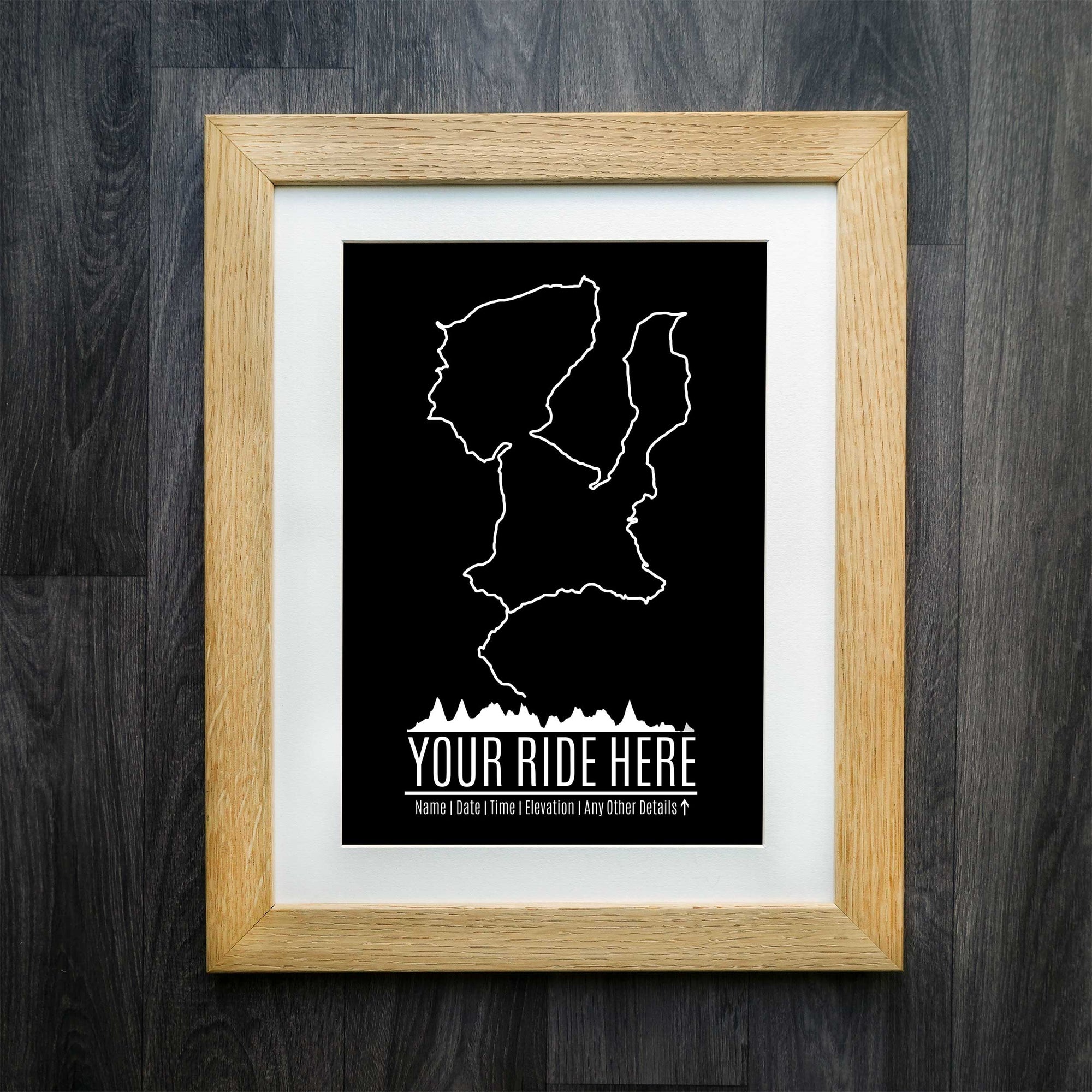 Upload Your Ride - Custom GPS and Strava Route Art Prints