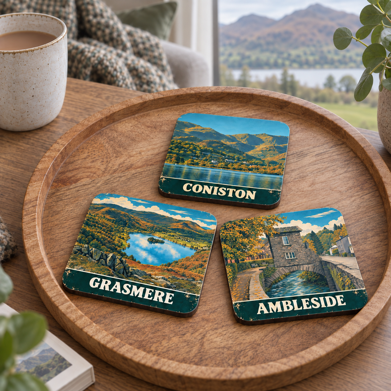 Lake District Coasters | Keswick Catbells Windermere Coniston & More
