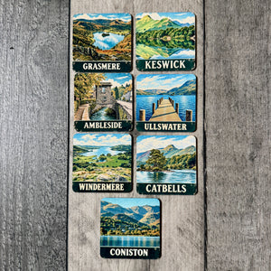 Lake District Fridge Magnets | Keswick Catbells Windermere Coniston & More
