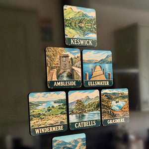 Lake District Fridge Magnets | Keswick Catbells Windermere Coniston & More
