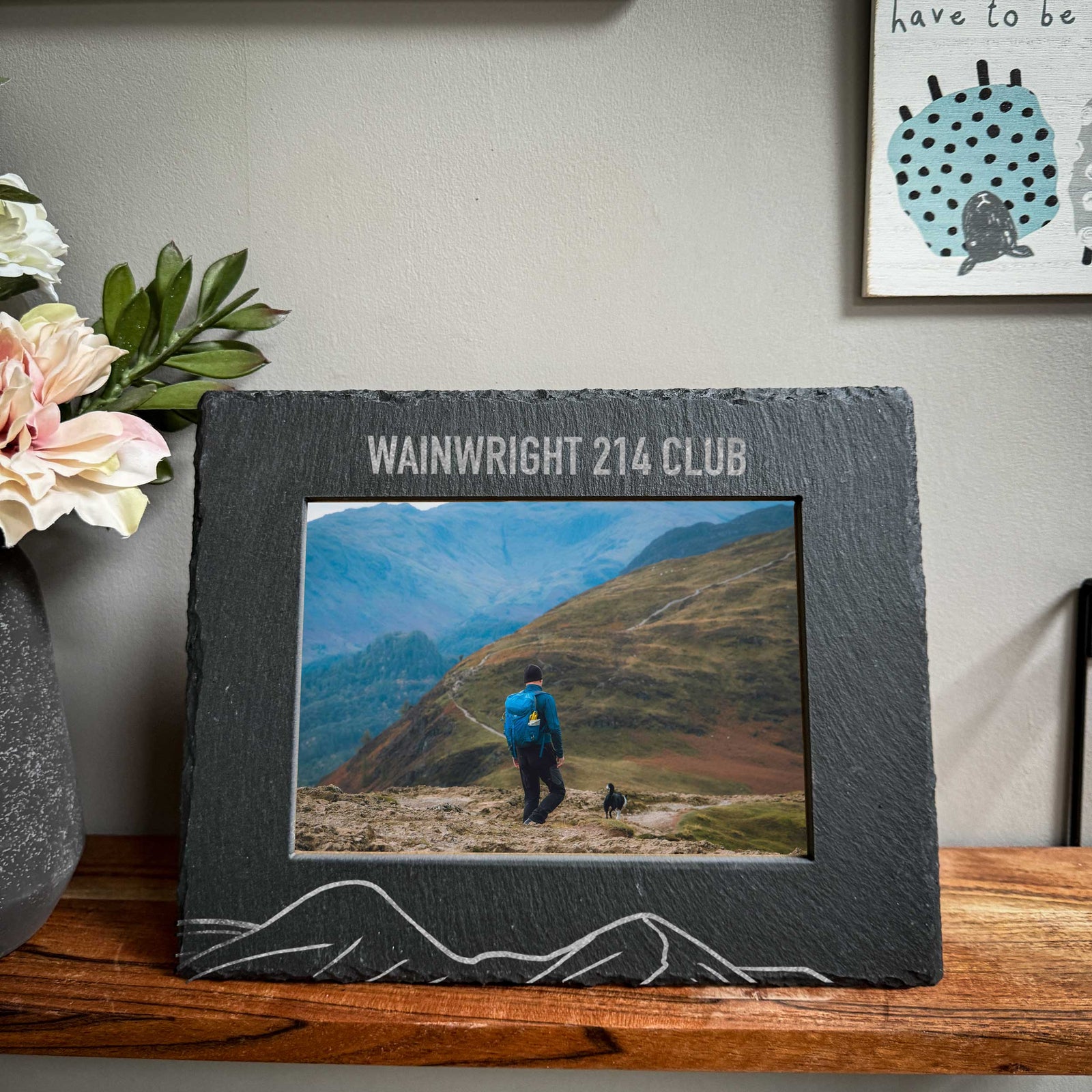 Wainwright 214 Club Slate Photo Frame