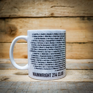 Wainwright 214 Summit Mug – Every Wainwright Listed | Hillwalking Gift