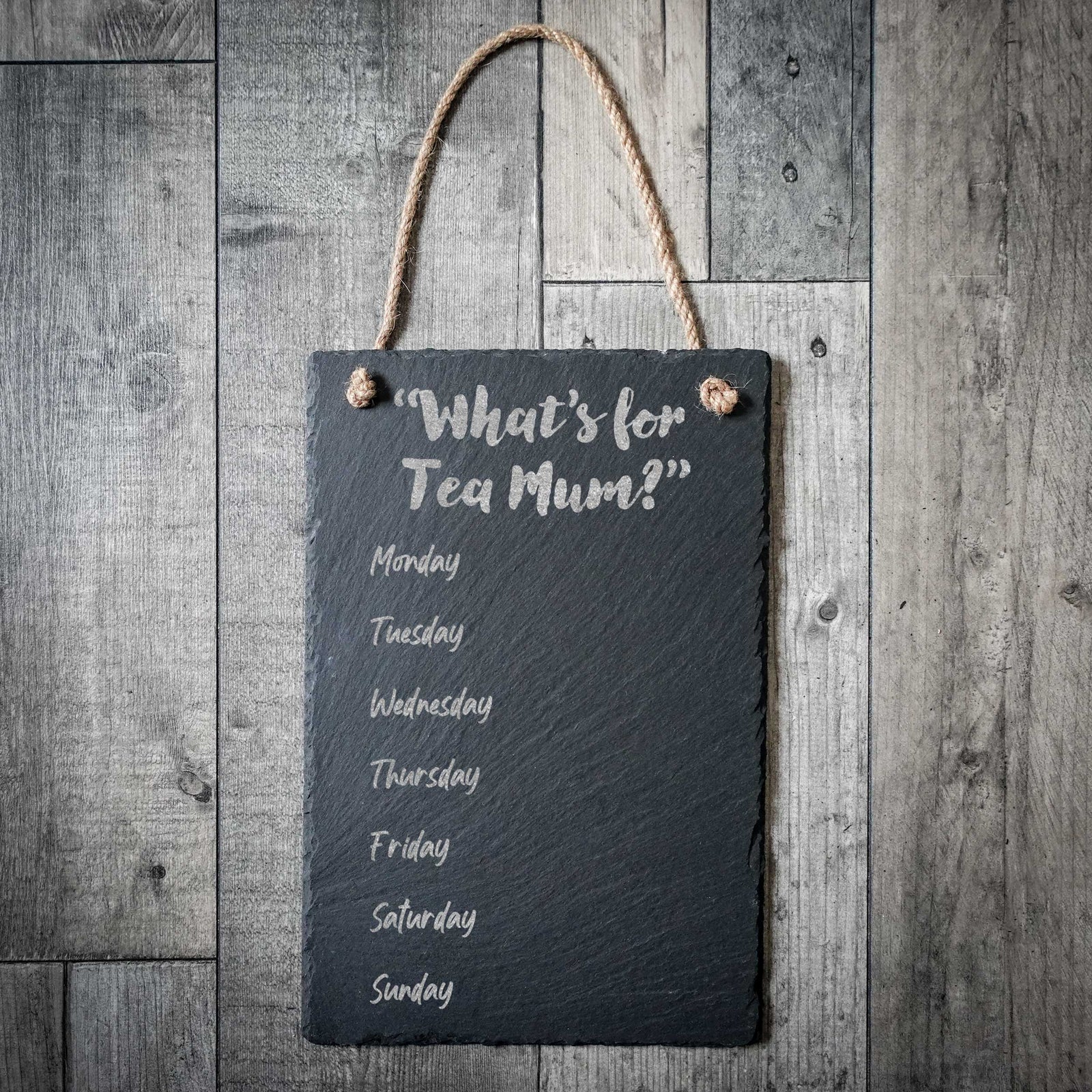 What's For Dinner Mum? Personalised Family Weekly Menu Planner