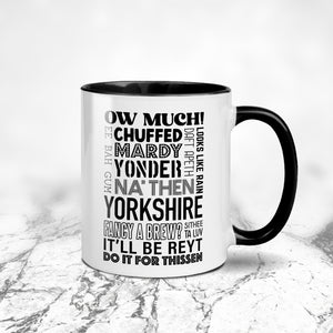 Yorkshire Dialect Quotes Mug | Funny Yorkshire Sayings Mug