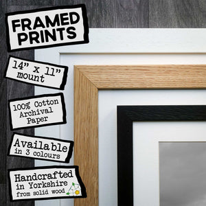 Nowt Yorkshire Dialect Quote Print: The Quintessential Essence of Yorkshire Captured in Art