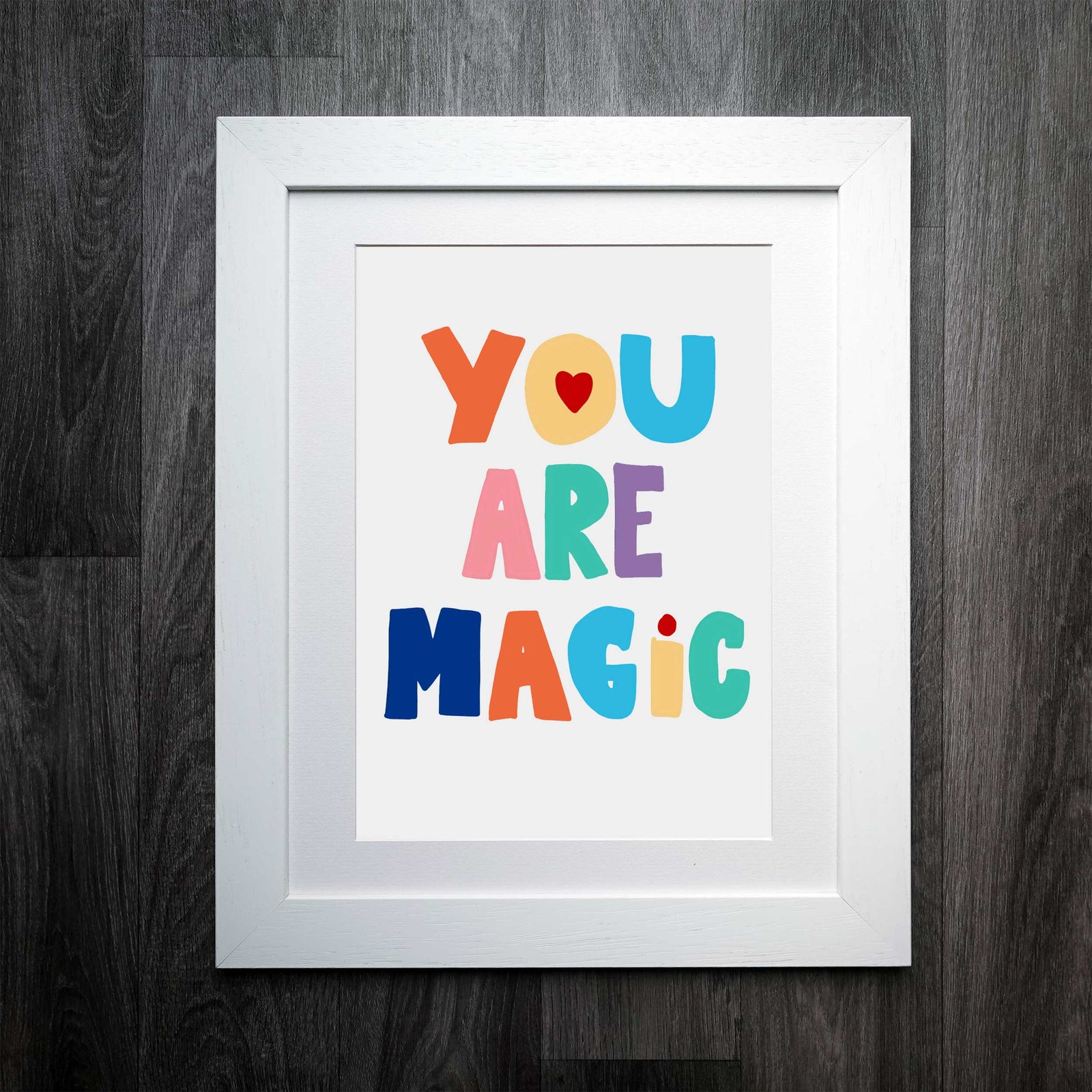 You Are Magic Nursery Print: A Splash of Colour for Your Little One's Room
