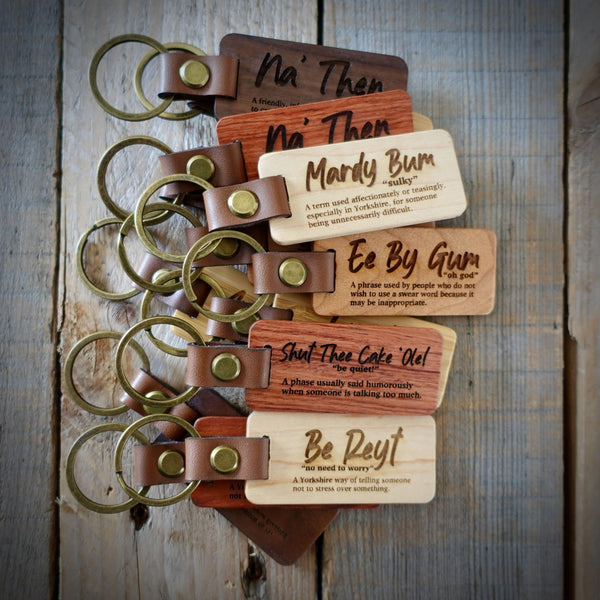 Yorkshire Quotes Wooden Keyring – Funny Sayings with Definitions ...