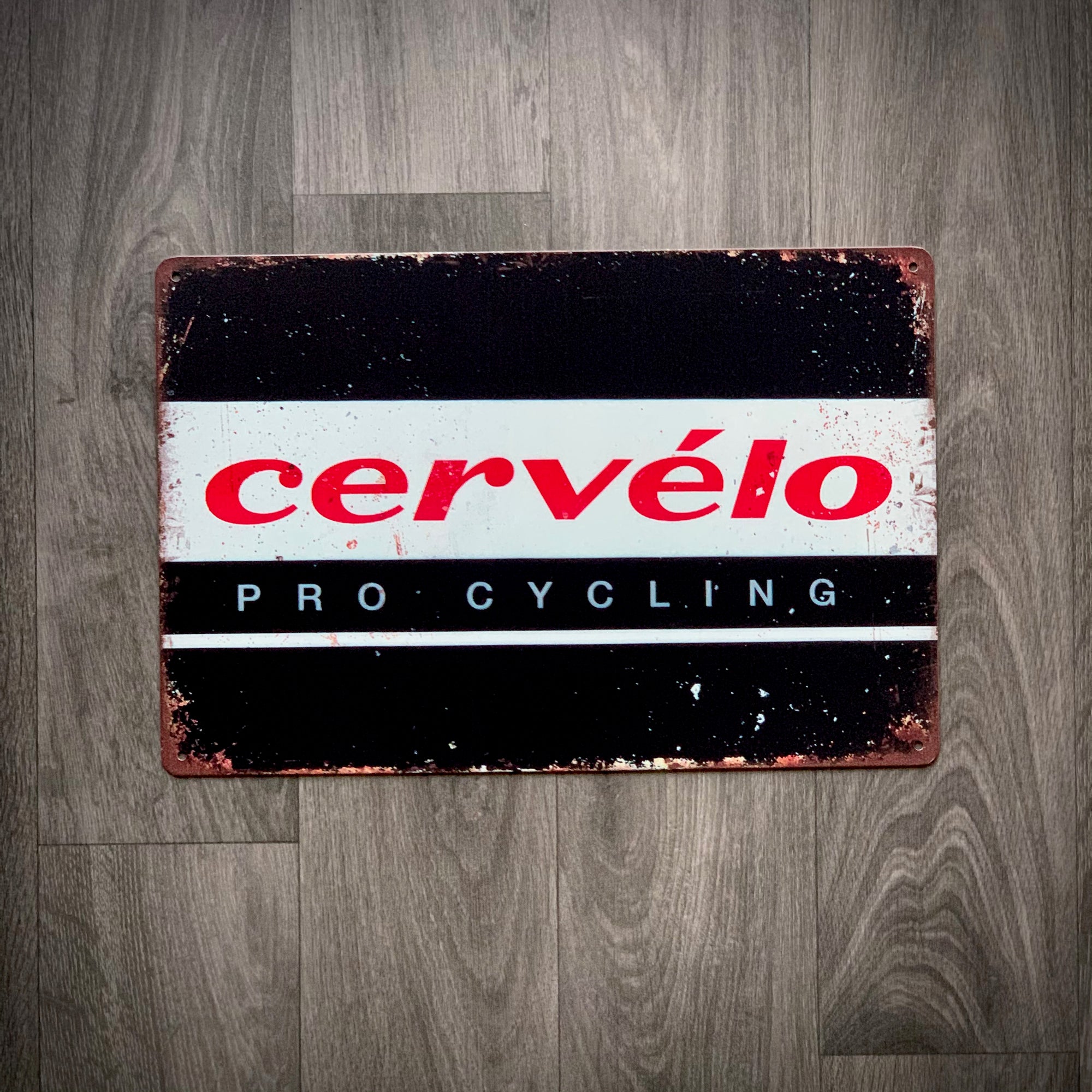 Cervelo Pro Cycling Tin Retro Cycling Sign