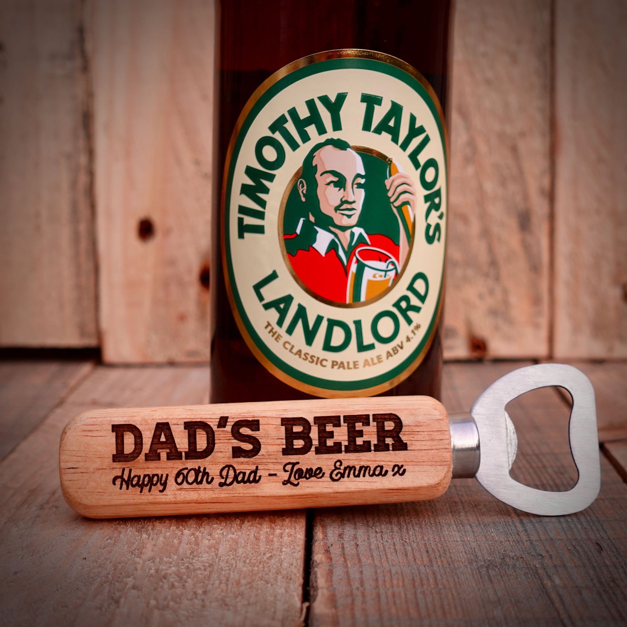 Personalised Wooden Bottle Opener