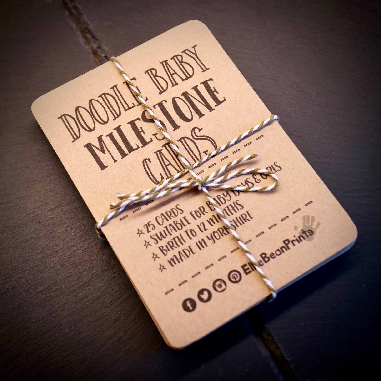 Doodle Baby Milestone Cards (Pack 25)