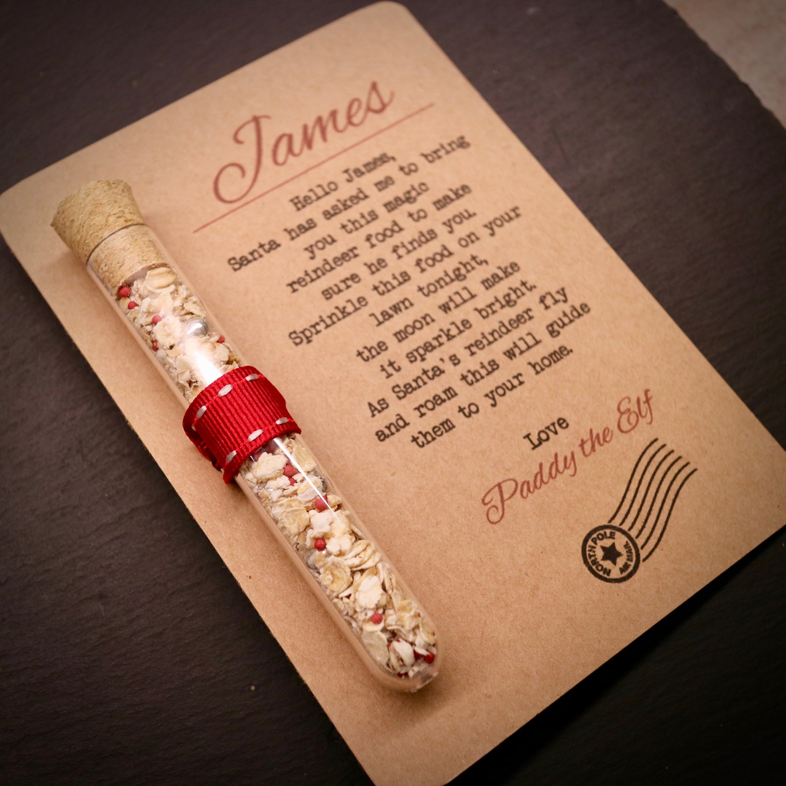 Reindeer Food and Postcard From Elf