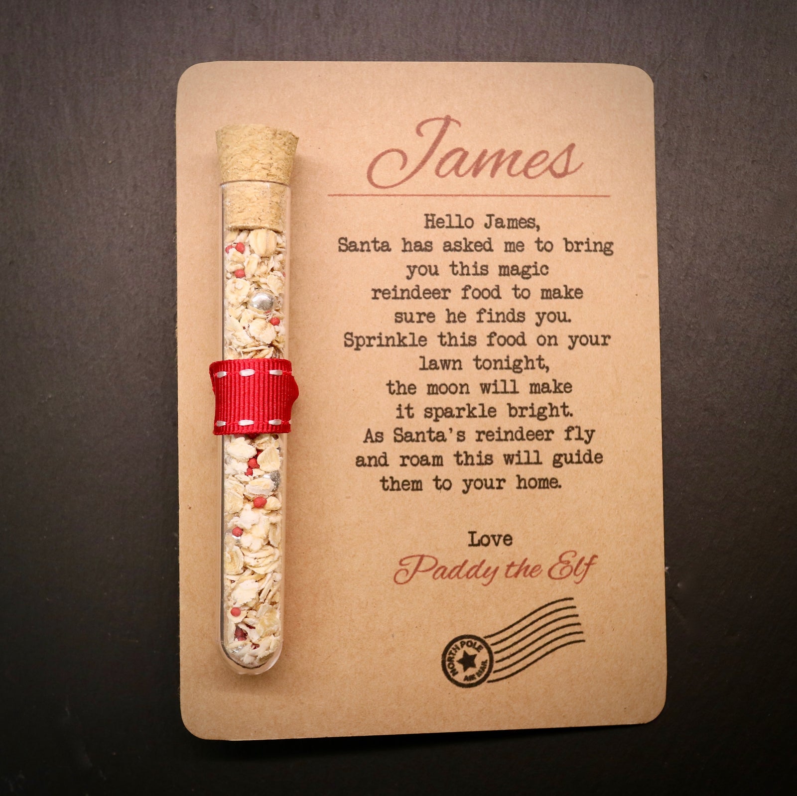 Reindeer Food and Postcard From Elf