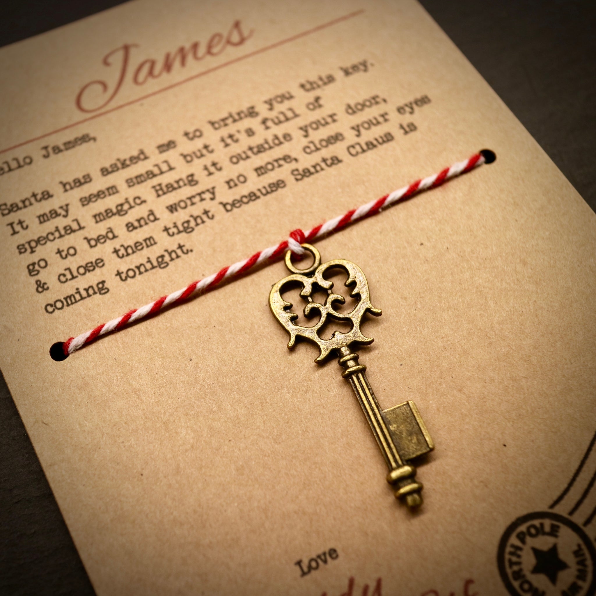 Magic Key Elf Santa's Magic Key and Postcard From Elf - EllieBeanPrints