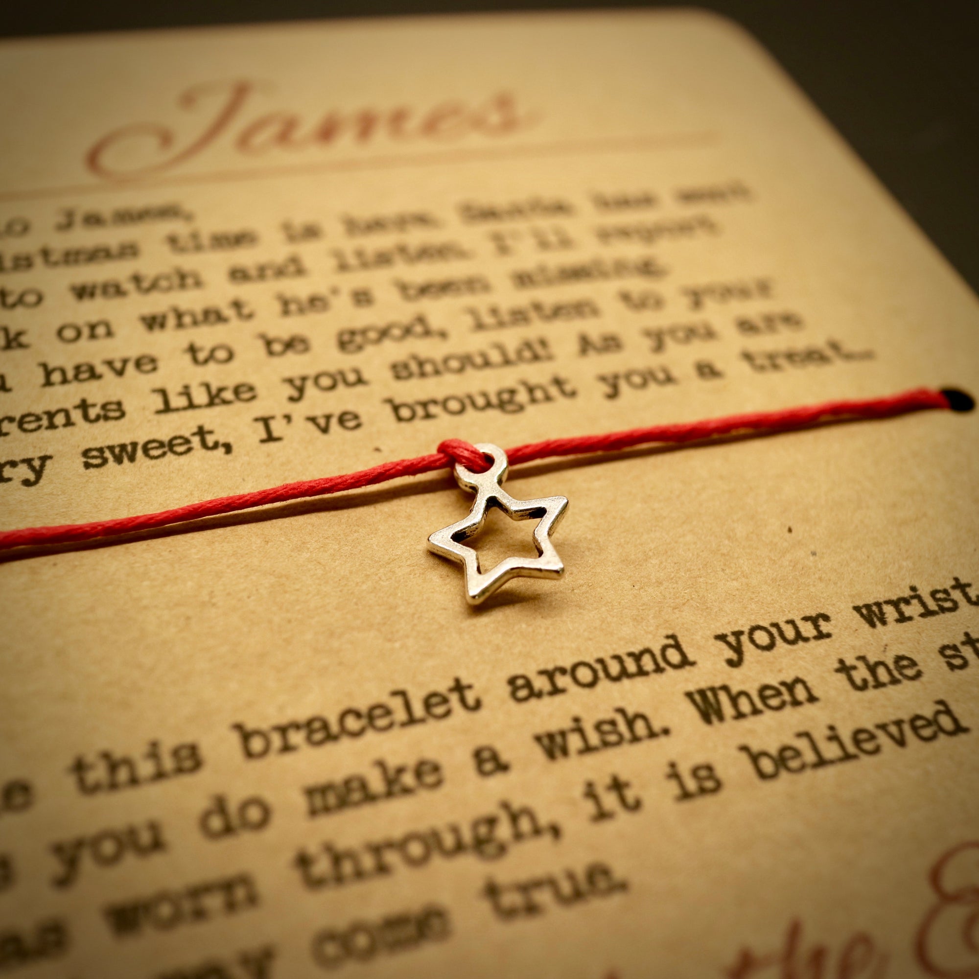 Personalised Elf Wish Bracelet - Best Seller