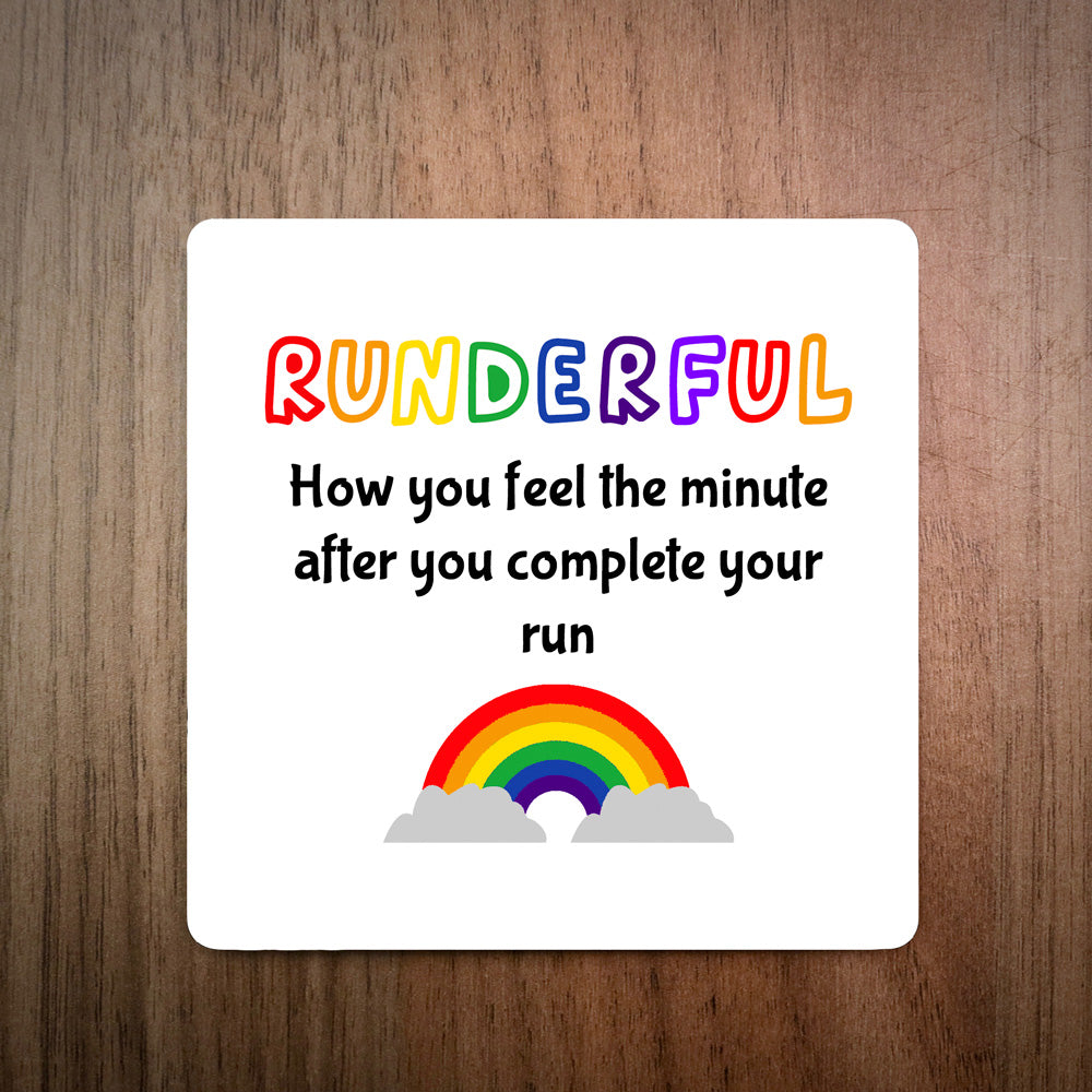 Runderful Rainbow Running Coaster