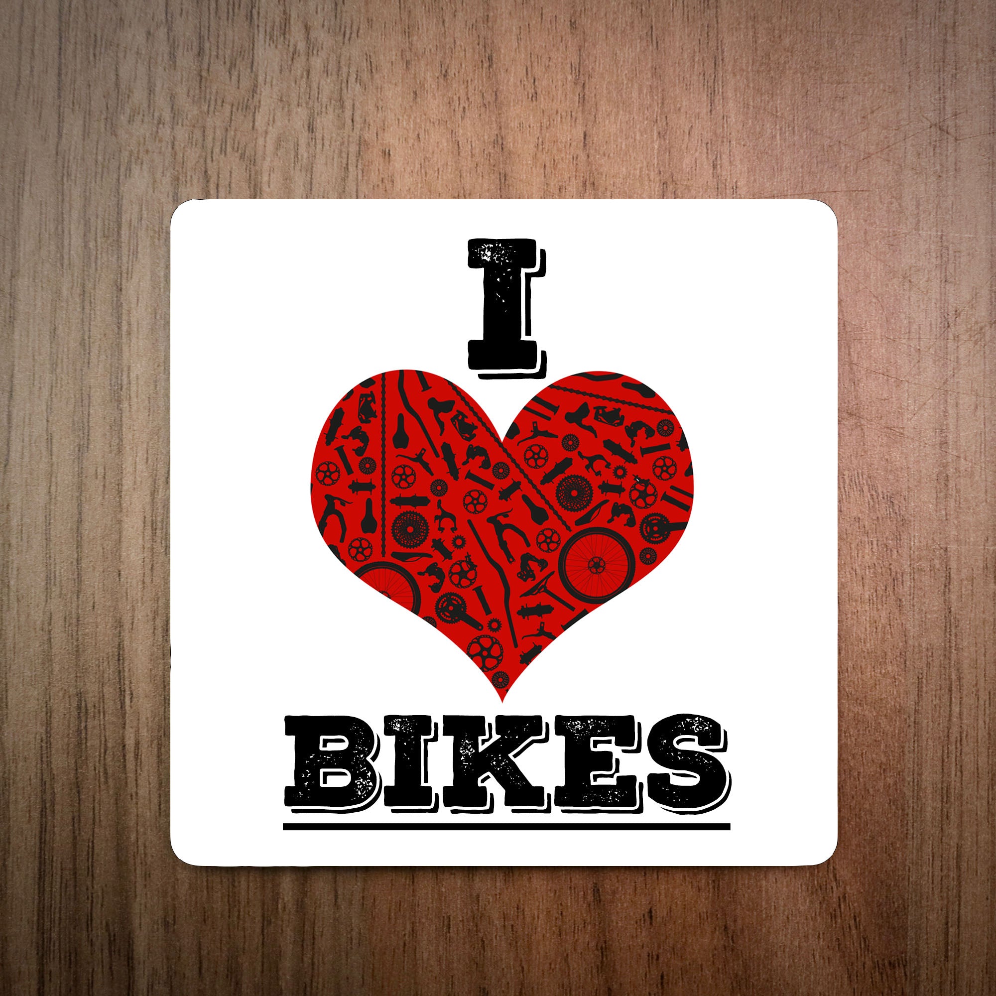 I Love Bikes Cycling Coaster