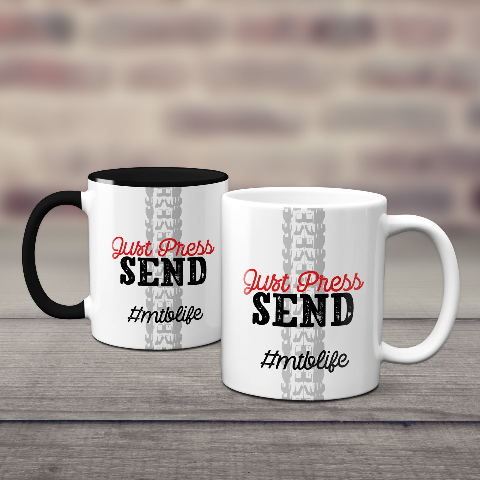 Just Press Send Mountain Bike Mug