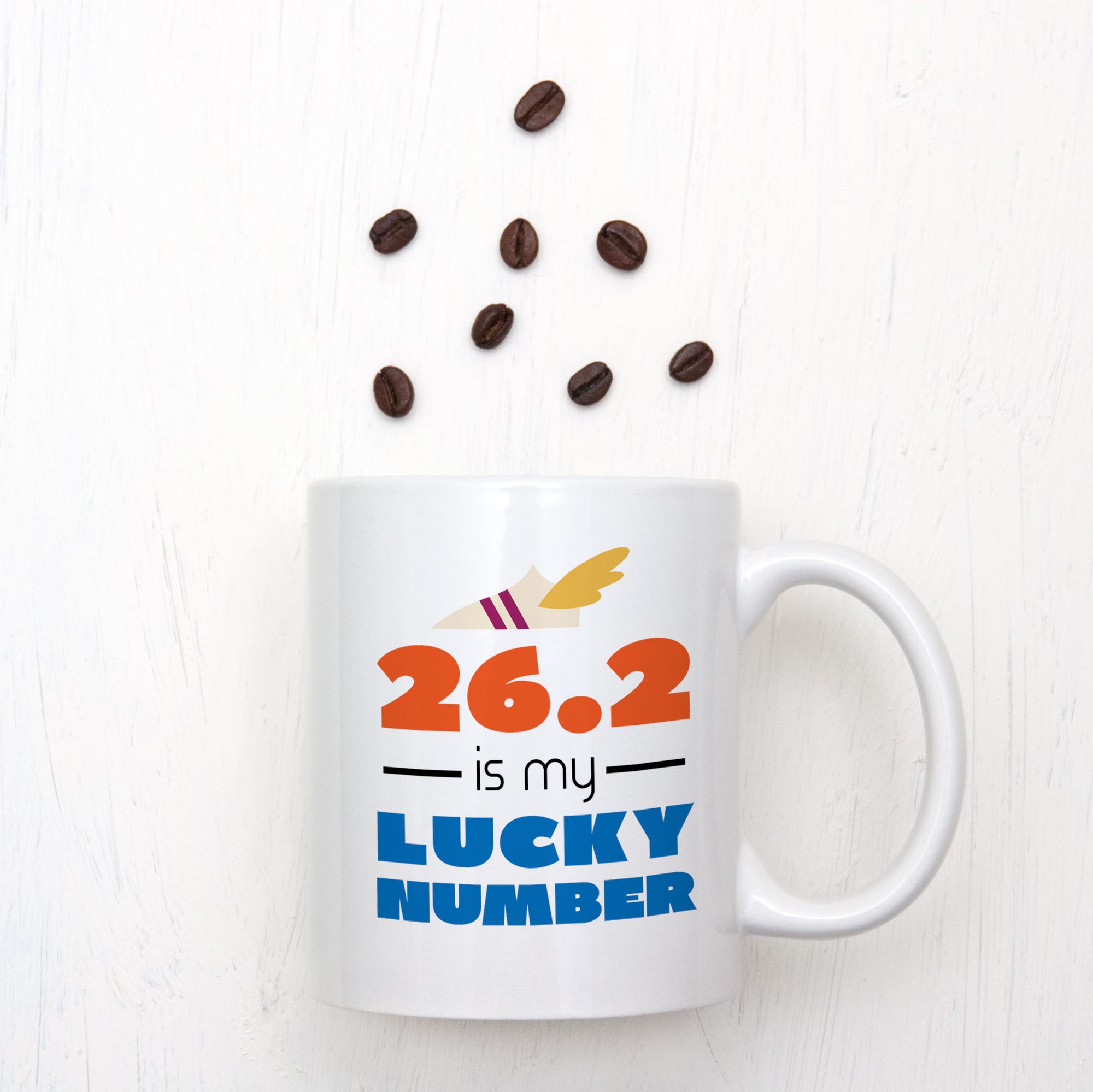 26.2 Is My Lucky Number Marathon Runners Mug